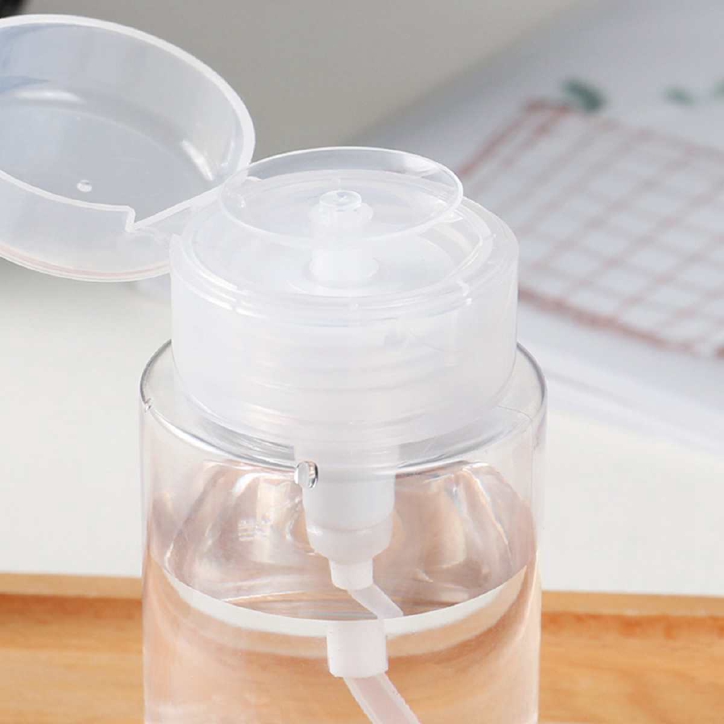 [Hàng mới về] Chai Rỗng Có Đầu Bơm Dạng Nén Đựng Dung Dịch Tẩy Trang / Mỹ Phẩm Tiện Dụng