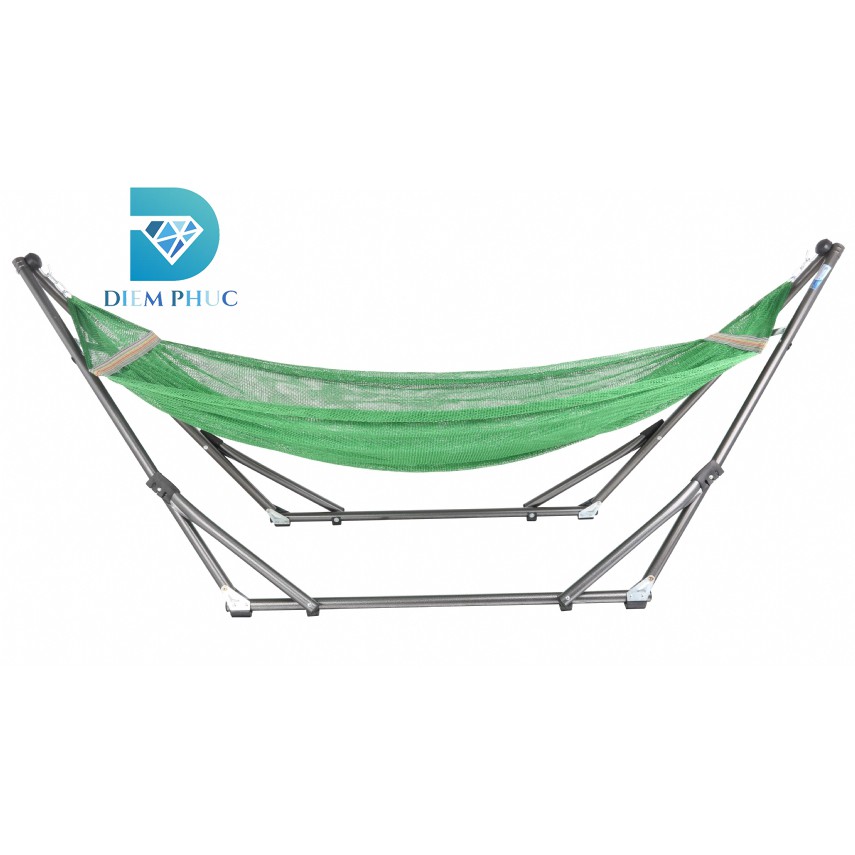 Giá Võng Xếp Khung Thép Cao Cấp Qui Phúc - Có Kèm Lưới Võng - Giá Võng Sắt Sơn Tĩnh Điện Phi 32 - Bảo Hành Chính Hãng | BigBuy360 - bigbuy360.vn