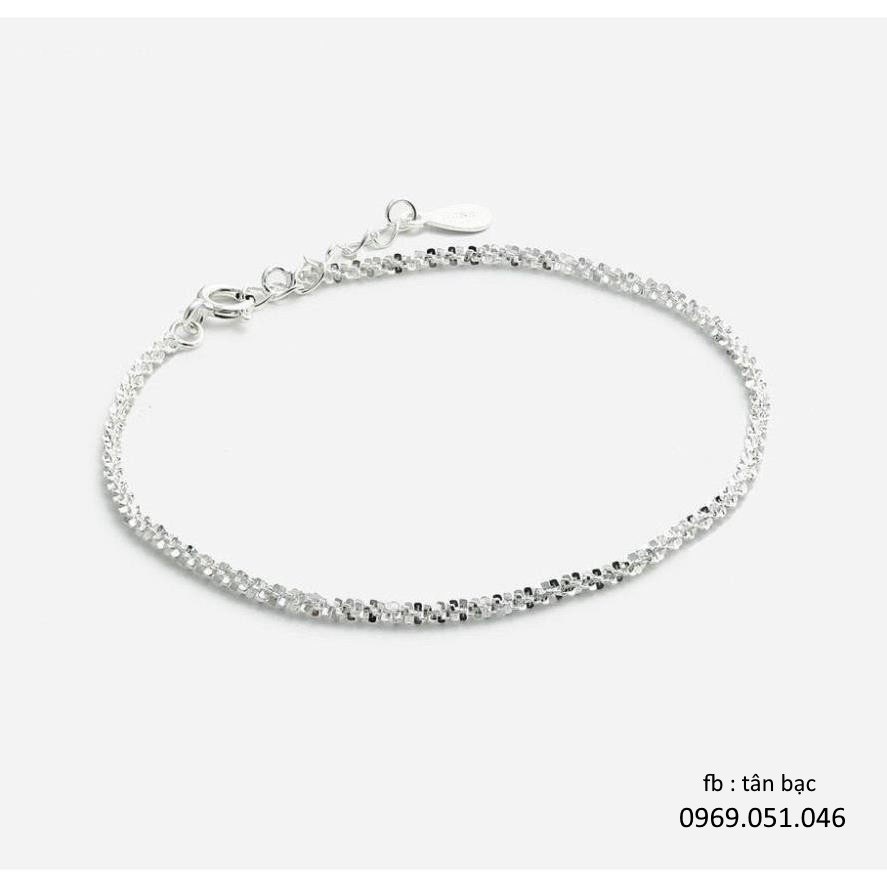 lắc tay bạc 925 , dạng soắn sáng đẹp , hót hít nhất năm nay