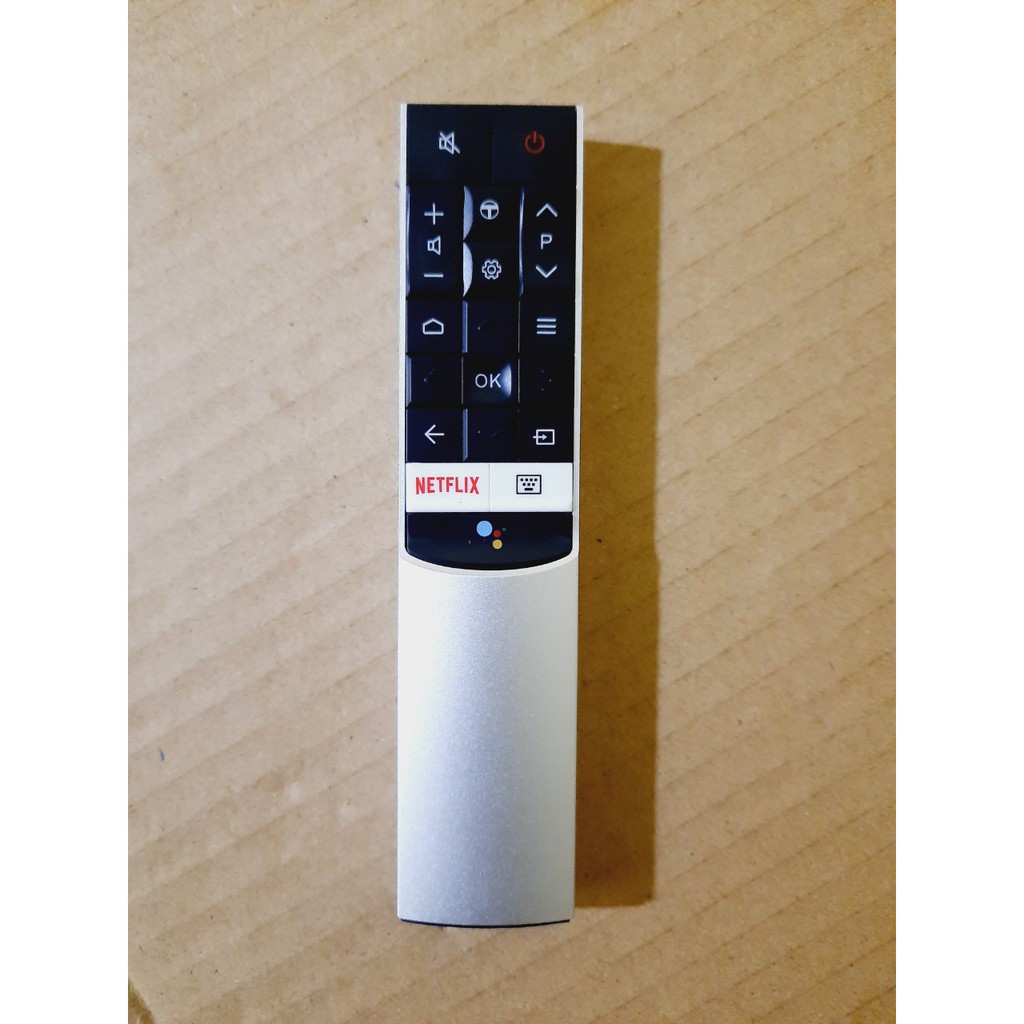 Remote Điều khiển tivi TCL giọng nói- Hàng mới chính hãng vỏ nhôm cao cấp 100% Tặng kèm Pin-Điện tử Alex