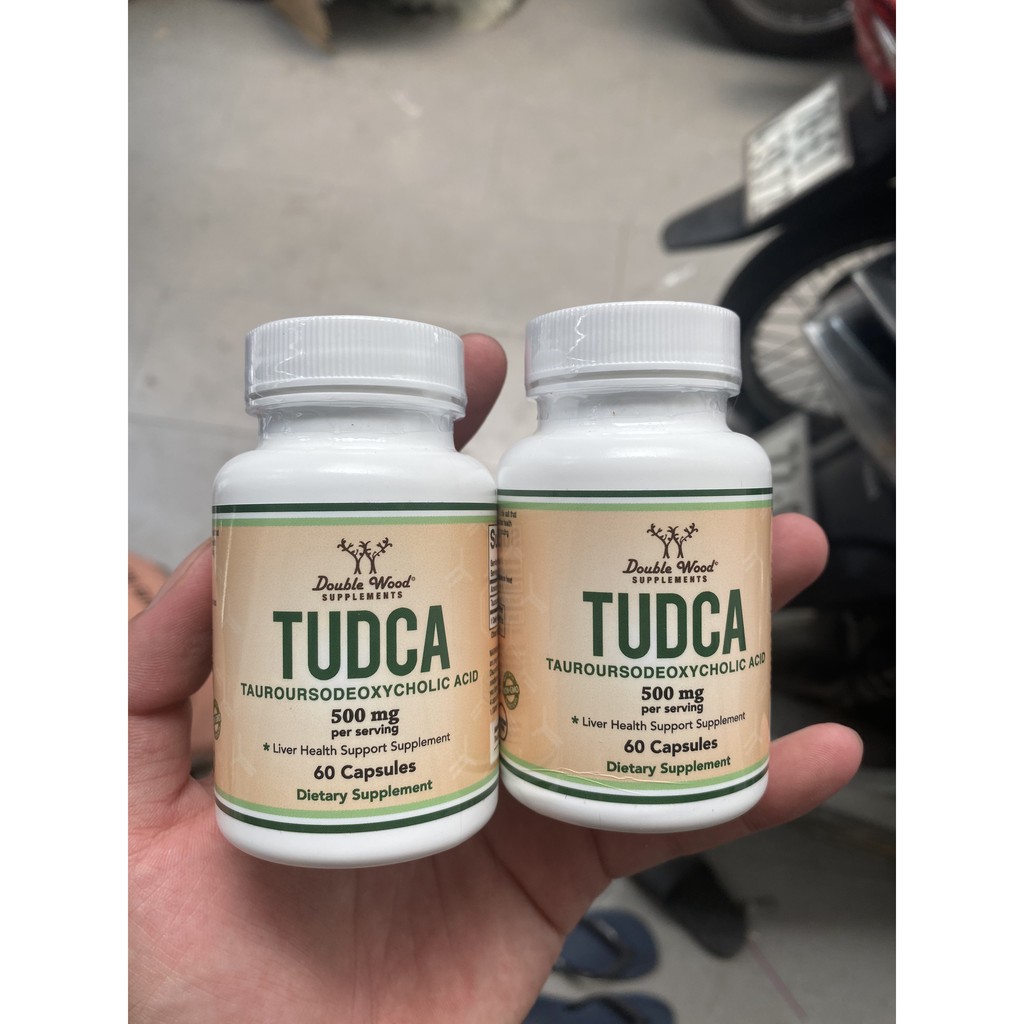 AMINO ACID - DOUBLE WOOD SUPPLEMENTS - TUDCA 500MG - 60 CAPSULES - Hỗ trợ giải độc bảo vệ gan - Từ Mỹ