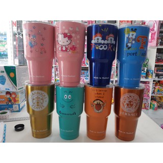 LY GIỮ NHIỆT THÁI LAN 900ml tặng kèm  túi giữ nhiệt + nắp chống tràn + cọ rữa ống hút
