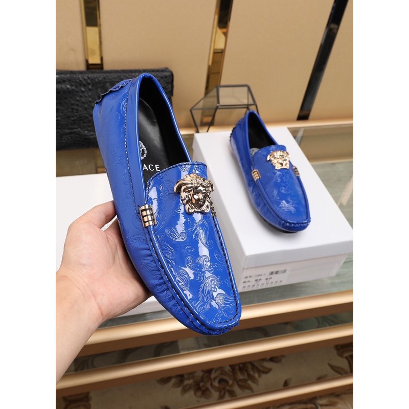 giày lười nam đế cao sáng bóng da thật versace | BigBuy360 - bigbuy360.vn