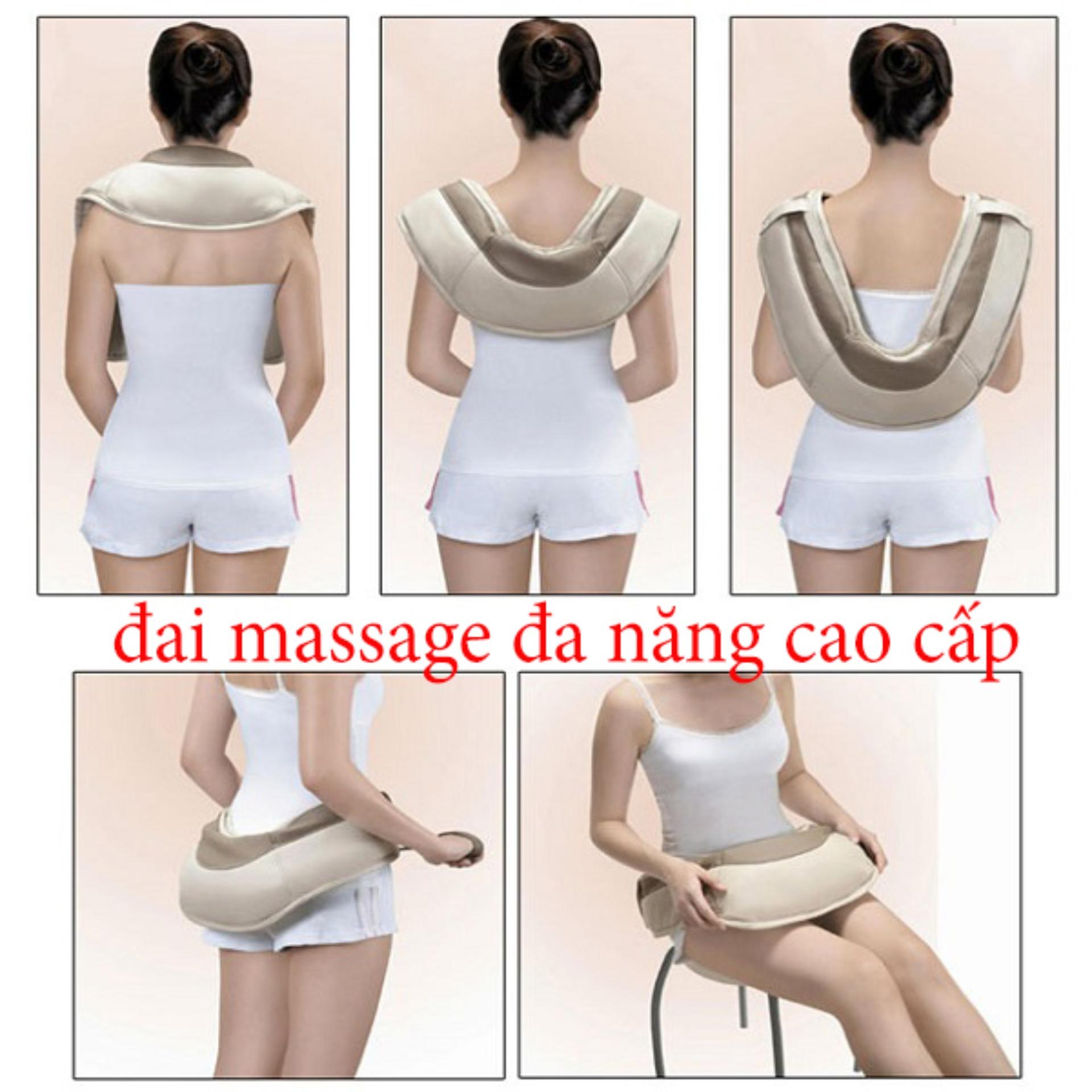 Đai Massage Cổ Vai Gáy,  Đai Massage Đấm Lưng Cổ Vai Gáy Akita Massage nhẹ nhàng, giảm đau hiệu quả BẢO HÀNH TOÀN QUỐC