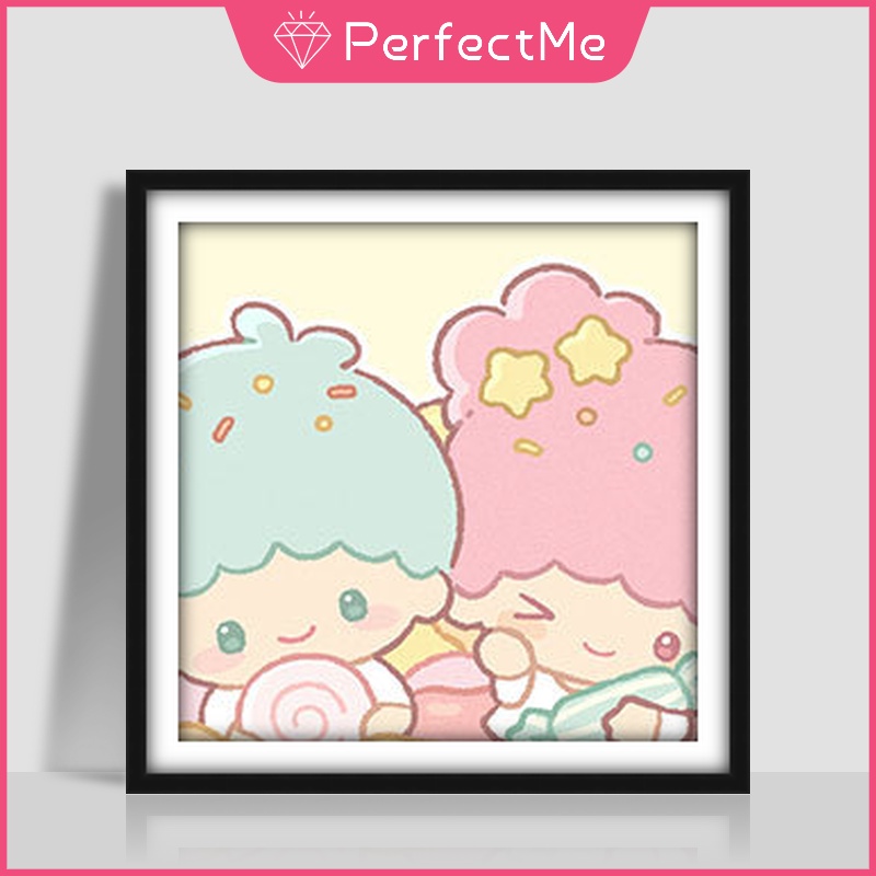 Bộ Tranh Đính Đá 5D Tự Làm 30x30cm Hình Nhân Vật Hoạt Hình Sanrio Melody Laurel