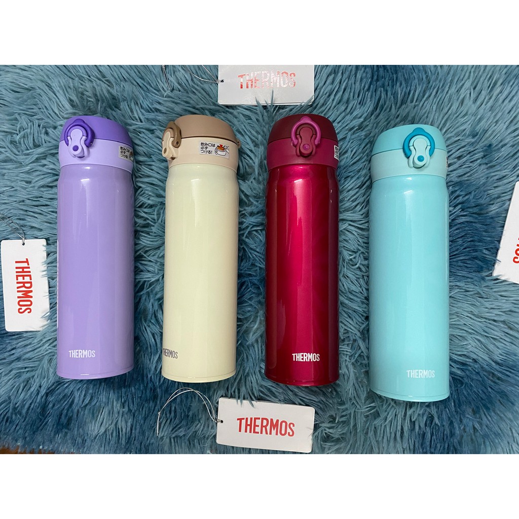 (Hàng săn SALE) Bình giữ nhiệt Thermos cao cấp nắp bật nhập từ Nhật Bản 500ml không chứa BPA, an toàn sức khỏe