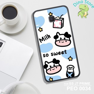 [Free Thêm Tên/Ngày Sinh/SĐT] ỐP LƯNG UV SAMSUNG J7 PRIME/J5 PRIME/J4 PLUS, IN HÌNH CHÚ BÒ SỮA CUTE.