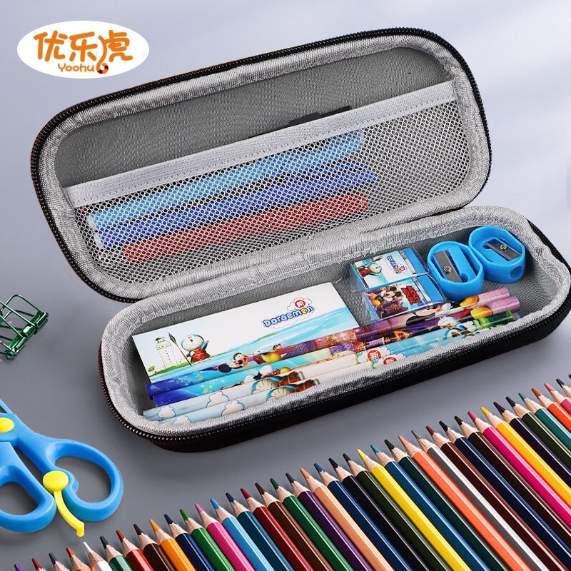 Hộp bút cho bé trai bé gái in nhân vật hoạt hình công chúa siêu nhân ,hộp bút đựng đồ dùng học tập.