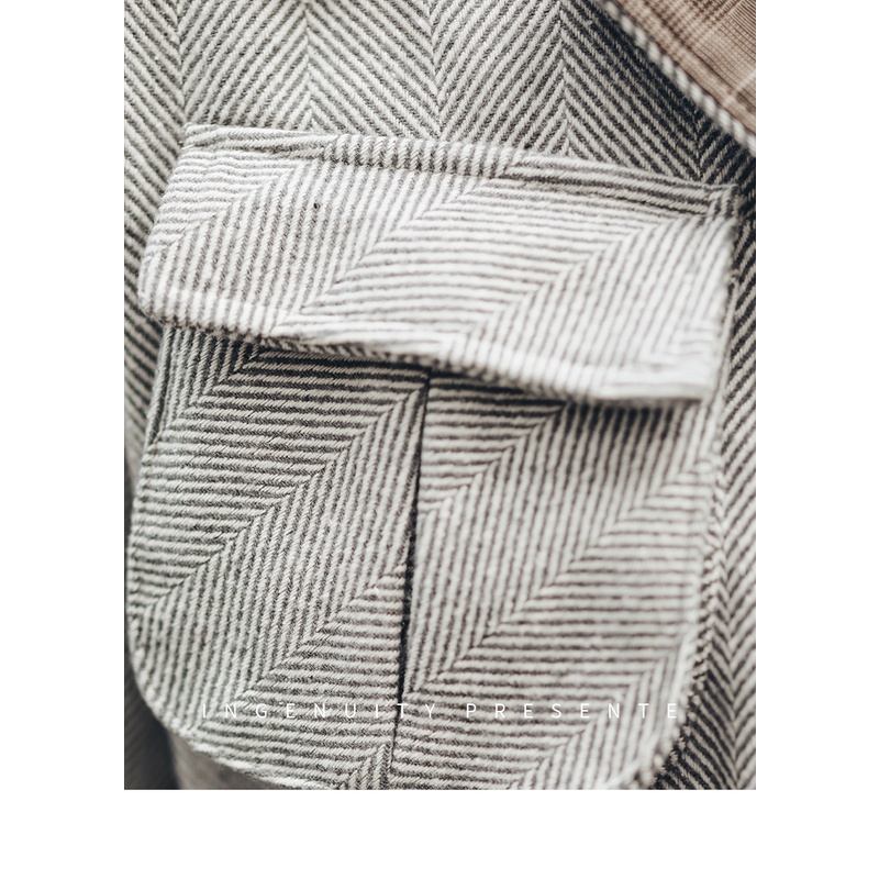 Áo Khoác Nam Retro 4 Túi, Áo Khoác Quý Ông Lịch Lãm