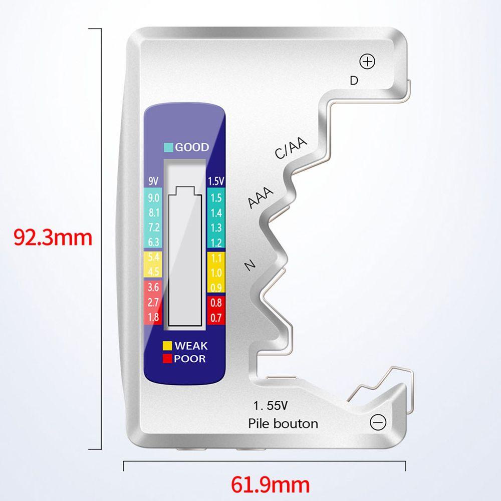 LANFY Dụng Cụ Kiểm Tra Dung Lượng Pin 9V 1.5V