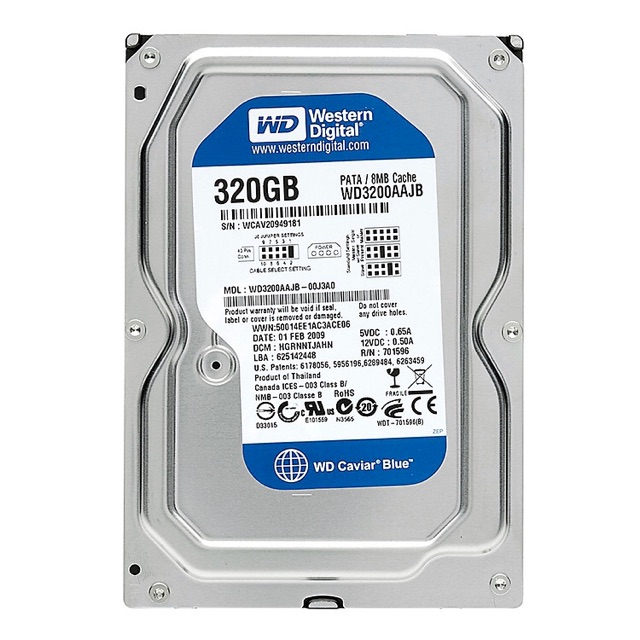 Ổ cứng WD Hdd 320gb mới 99%