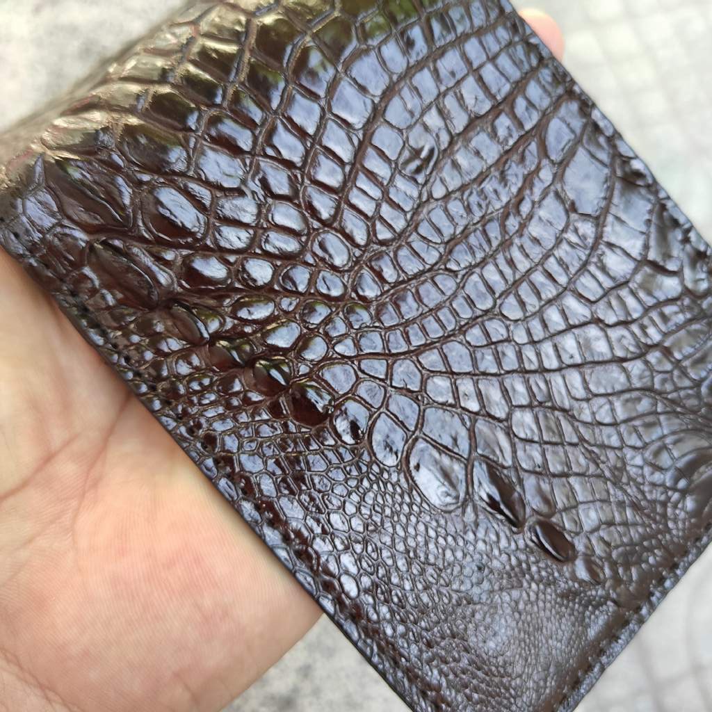 SIÊU PHẨM..! Ví nam da bắp tay cá sấu