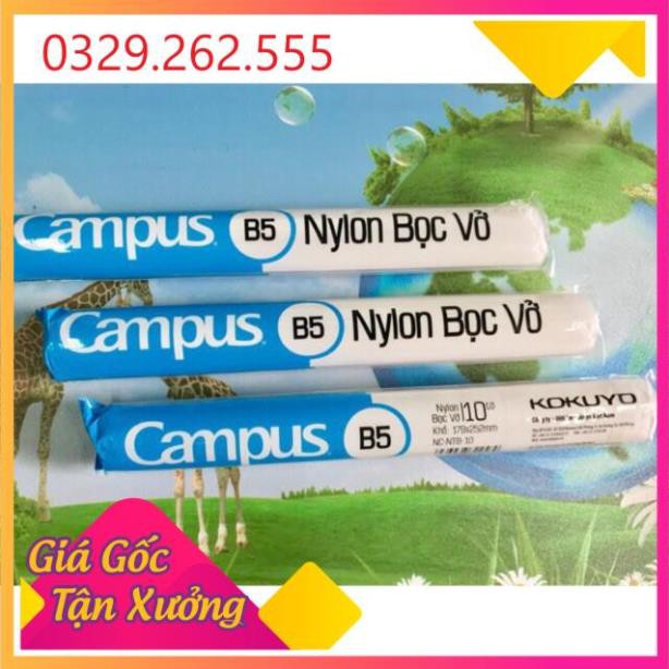 (Sale Khủng) Bọc vở kẻ ngang Campus loại trong đẹp