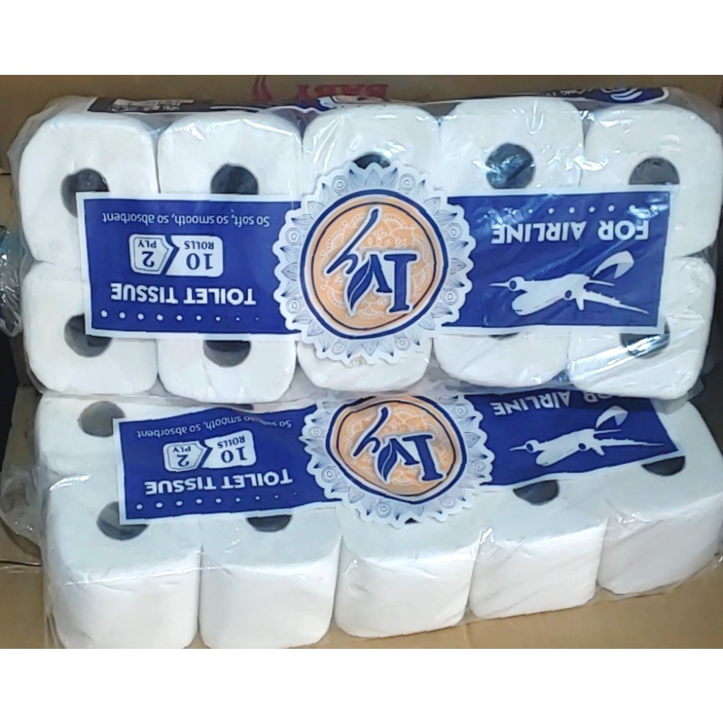 Giấy vệ sinh có lõi không lõi Ivy 10 cuộn siêu rẻ