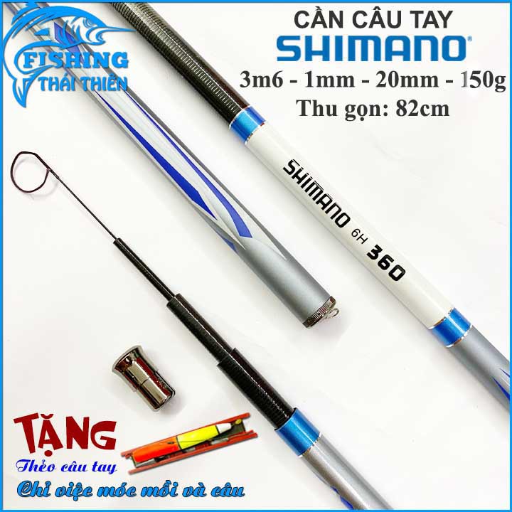 Cần câu tay Shimano Carbon 6h