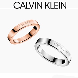 Nhẫn cặp đôi Calvin Klein Hook Rose Gold Ring - Nhẫn CK Authentic Fullbox, thẻ tag, bill check Code