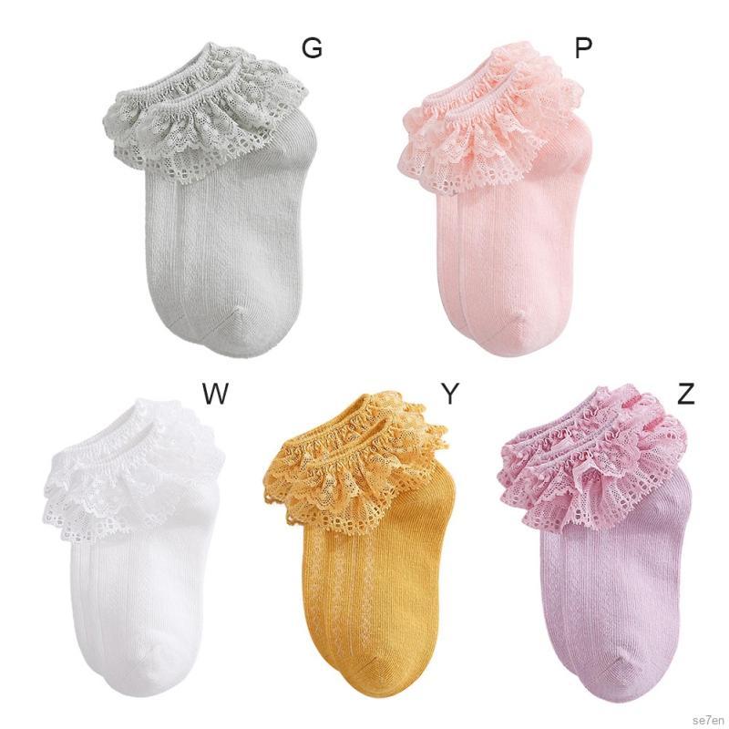 Vớ Bé Gái 0-7 Tuổi Thêu Ren