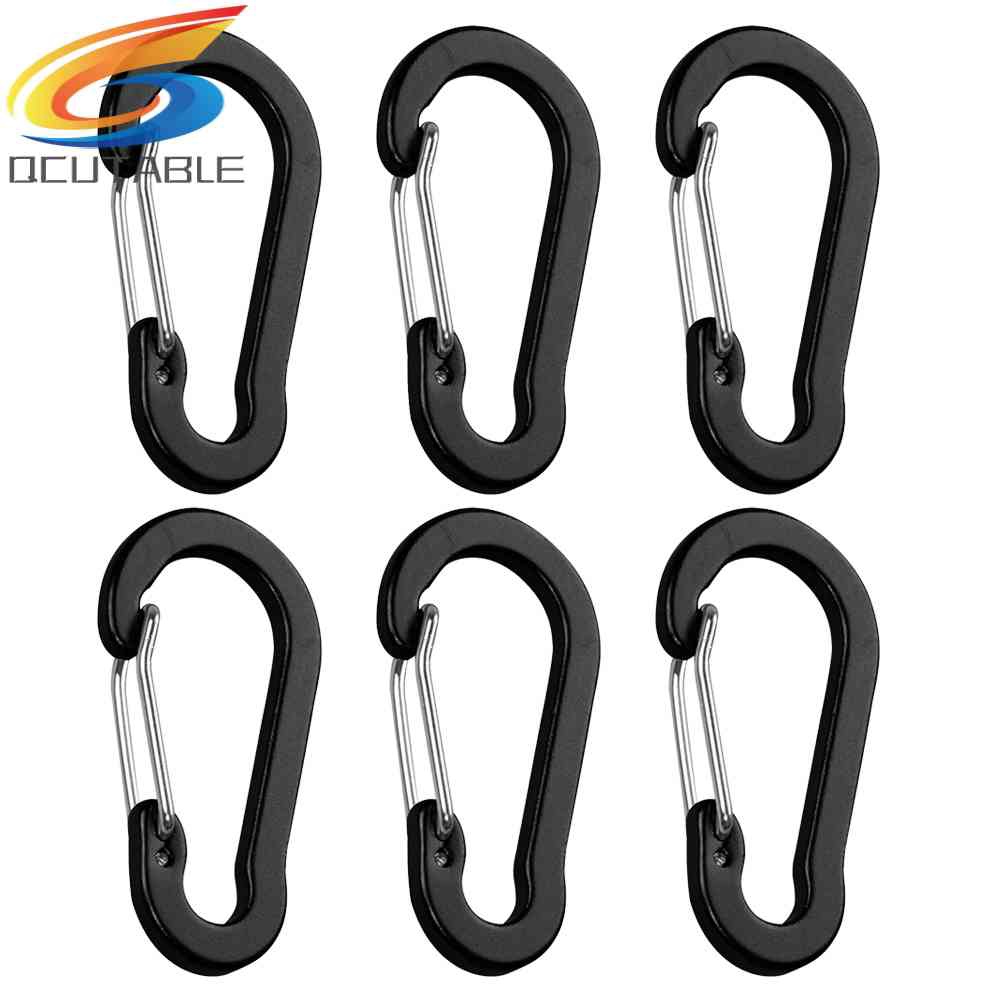 Set 6 Móc Khóa Leo Núi Đa Năng Bằng Hợp Kim Nhôm