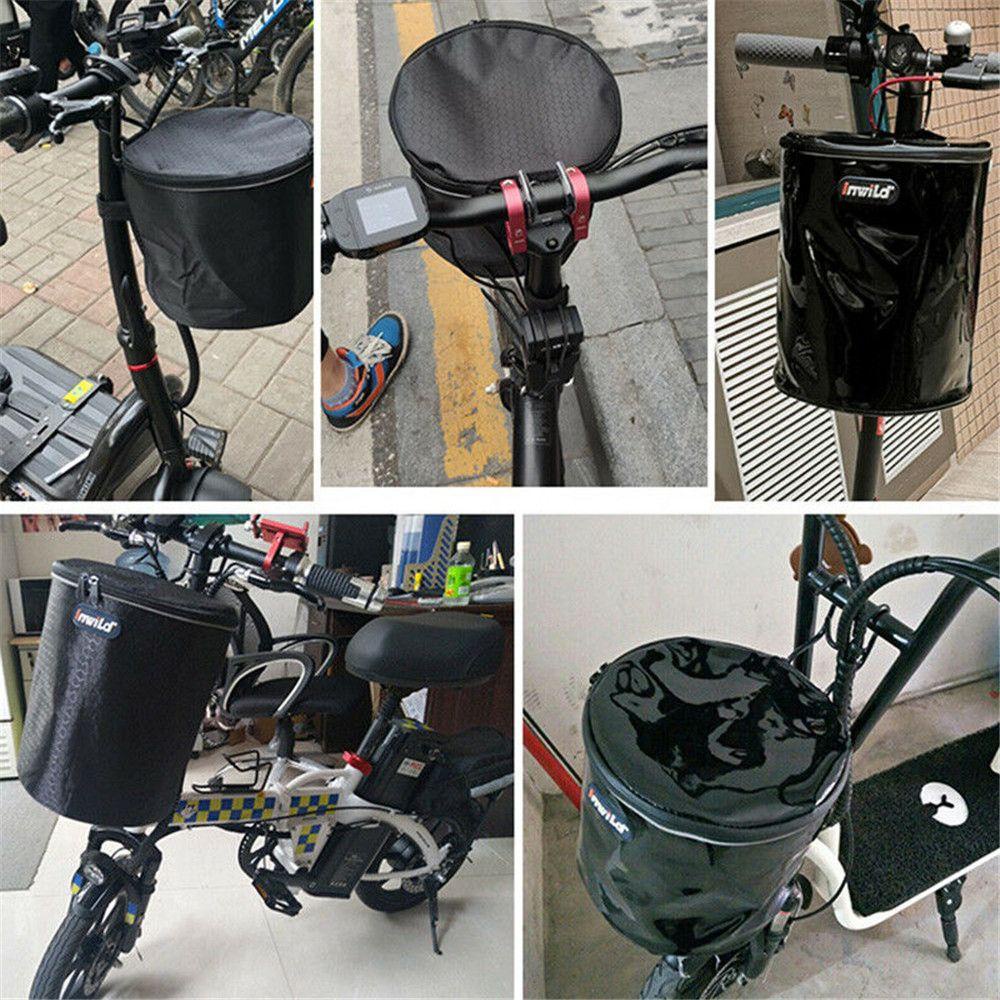 Giỏ Đựng Thú Cưng Gắn Tay Cầm Xe Đạp Gấp Gọn Tiện Dụng