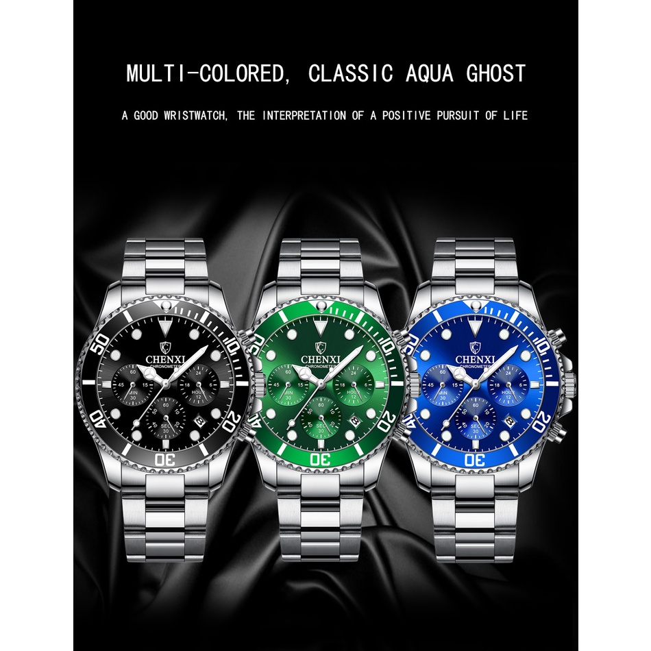 Đồng Hồ Đeo Tay Chexi Chống Thấm Nước Phong Cách Doanh Nhân Sang Trọng Cho Nam