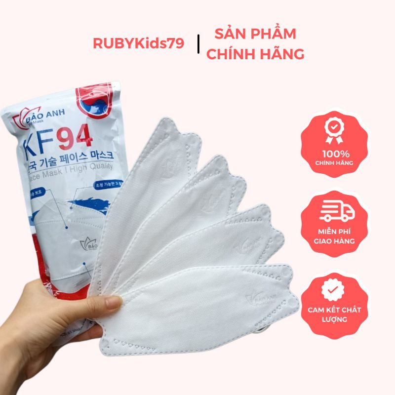 Khẩu trang kháng khuẩn KF94 Bảo Anh Pro Mask - rubykids79