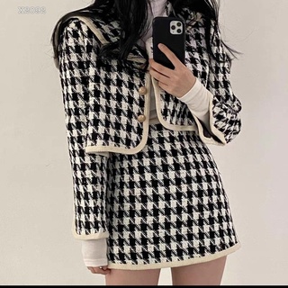 SET ÁO DẠ CROPTOP KÈM CHÂN VÁY