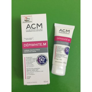 Kem chống nắng làm giảm nám, sạm da DÉPIWHITE M SPF50+ - 40ml