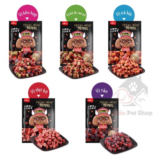 Snack thịt viên cho cún Meat Cube HelloJoy