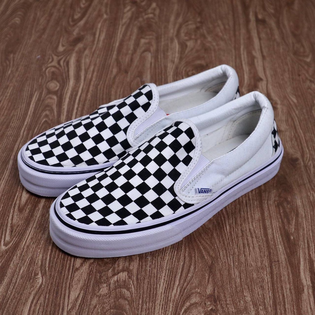 Giày Vans SLIP ON CLASSIC CHECKERBOARD SNEAKERS thời trang cho nam nữ