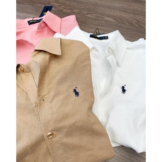 ÁO SƠMI LINEN THÊU LOGO 🐎