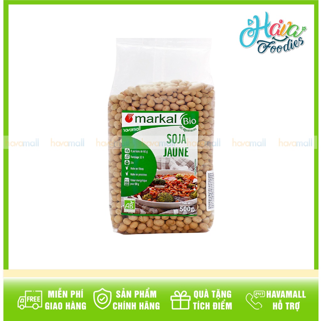 [HÀNG CHÍNH HÃNG] Đậu Nành Hữu Cơ Markal 500gr – Organic Soybeans