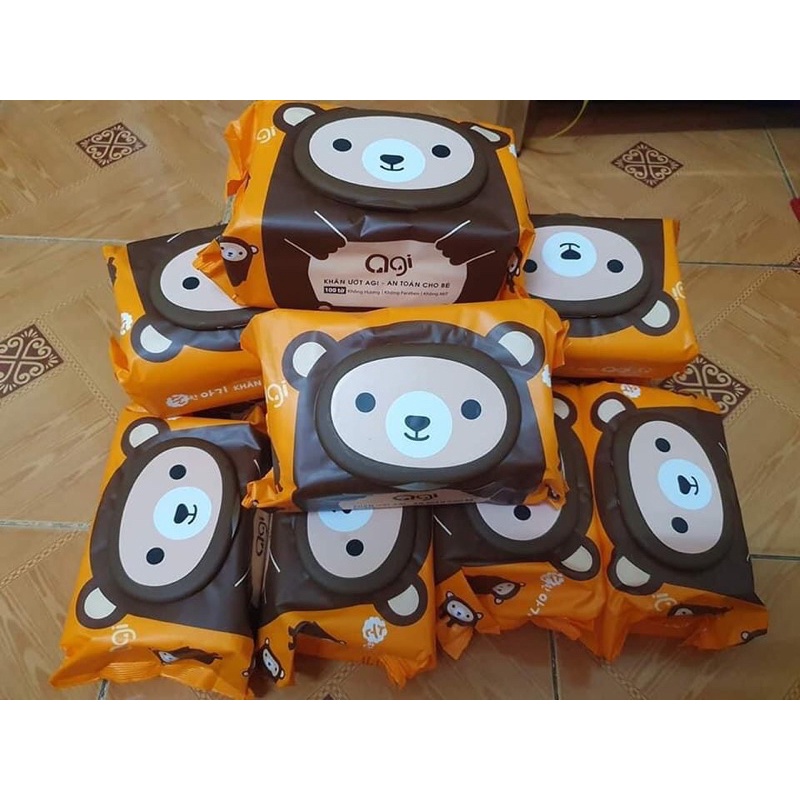 KHĂN ƯỚT AGI 100 TỜ