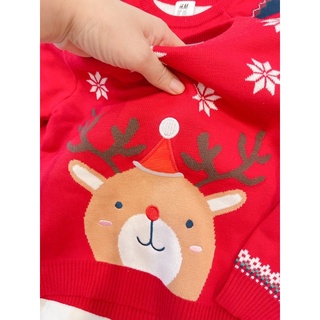 Áo len Noel cho bé