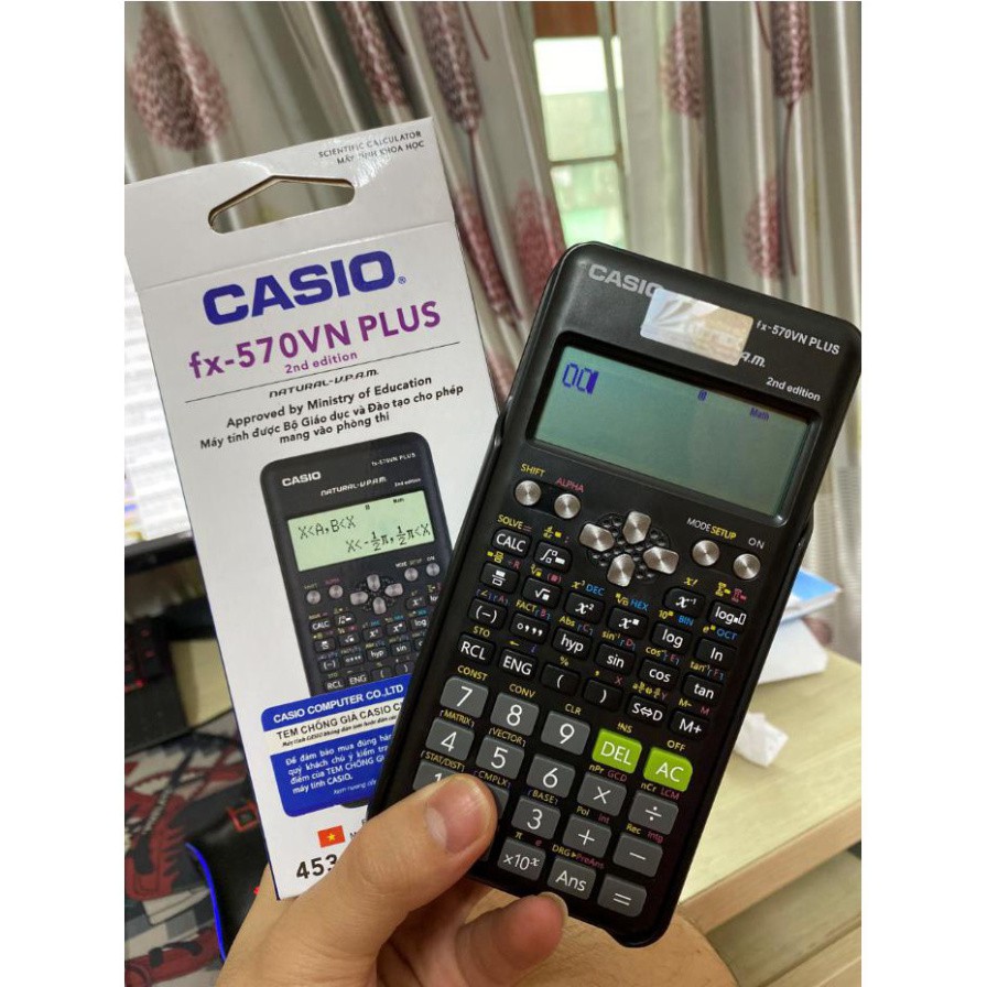 [Hàng Đẹp][Có Sẵn]  Máy tính Học Sinh Casio FX 570VN Plus 2nd Editon - Máy tính Cầm Tay Casio 570 VN Plus