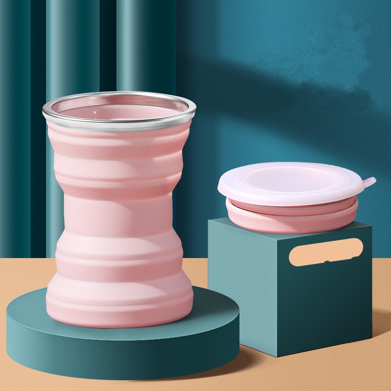 Cốc Silicone Có Thể Gấp Gọn Tiện Lợi Khi Đi Du Lịch