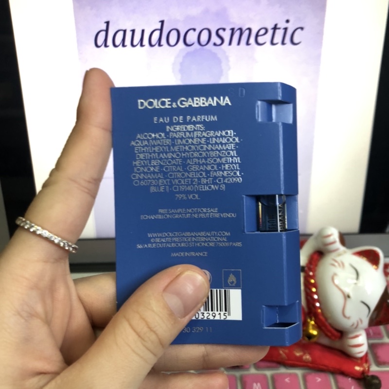 [vial] Nước hoa D&G Light Blue Dolce & Gabbana Light Blue EDT 1.5ml | Thế Giới Skin Care