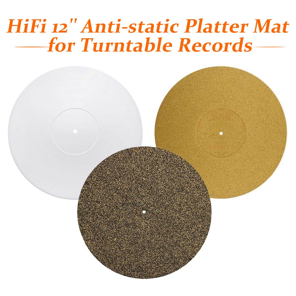 Tấm Đệm Đĩa Than Vinyl Chống Tĩnh Điện Dày 3Mm 12"