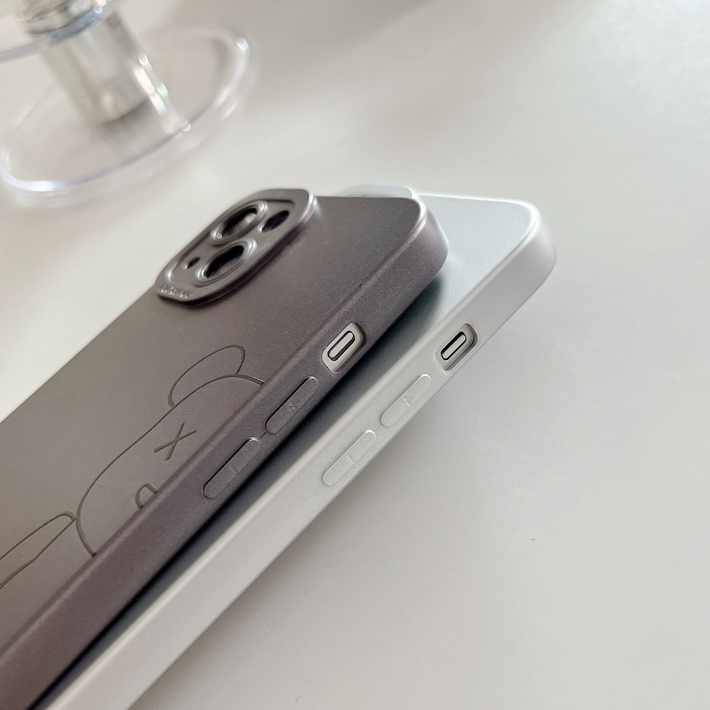 Ốp Điện Thoại Chống Sốc Họa Tiết Gấu Xinh Xắn Cho iPhone 14 / 13 / 12 / 11 / X / 8 / 7P