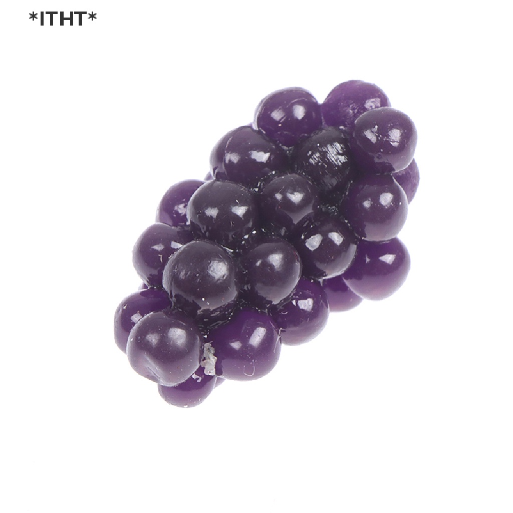 Set 4 Chùm Nho Mini Trang Trí Nhà Búp Bê Tỉ Lệ 1 / 12