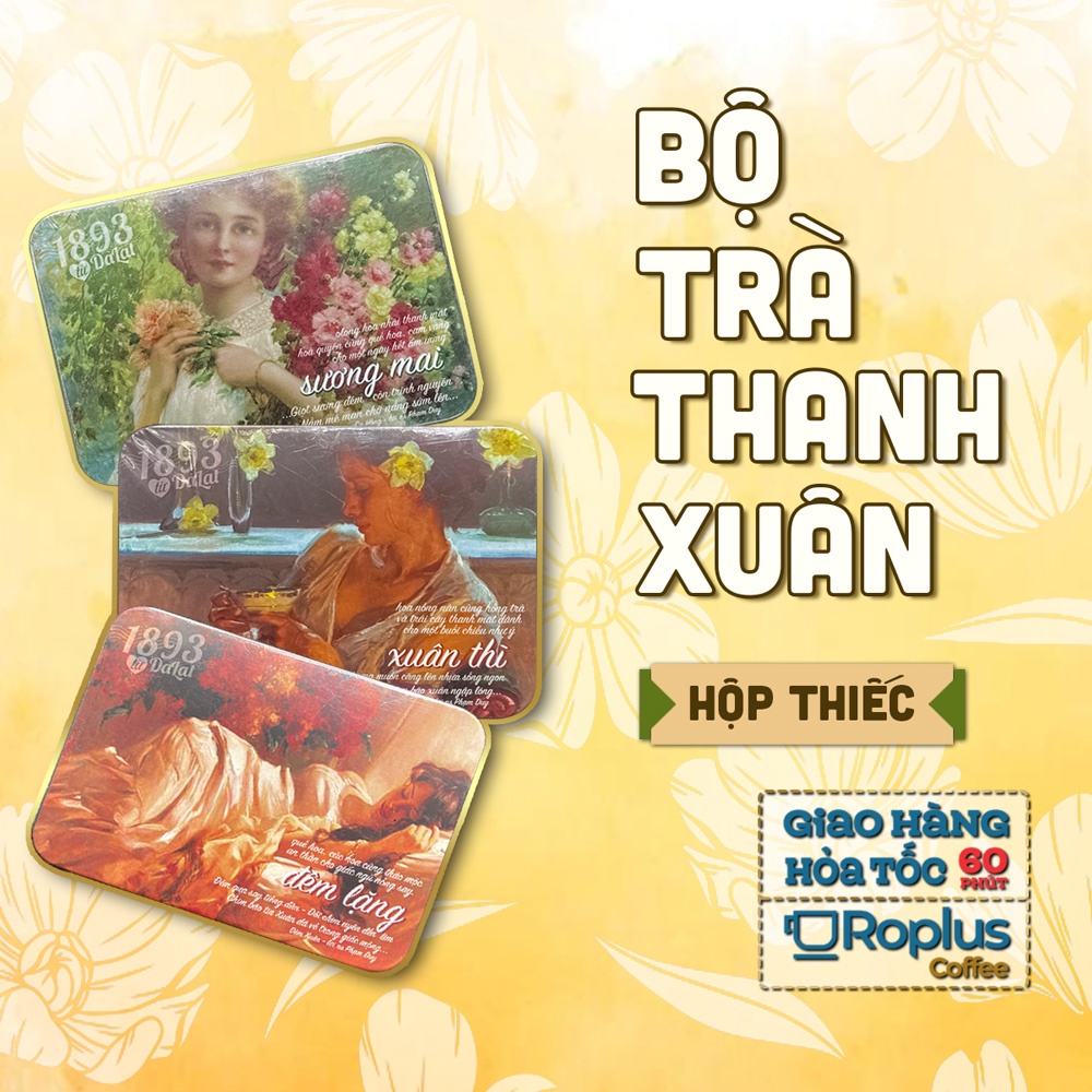 Trà hoa thảo mộc Thanh Xuân sấy khô Đà Lạt 1893 (Sương Mai, Xuân Thì, Đêm Lặng)