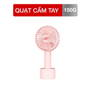 [HB GIFT] Quạt Mini Lifebouy cầm tay cao cấp 3 tốc độ gió, đế trụ để bàn tiện dụng