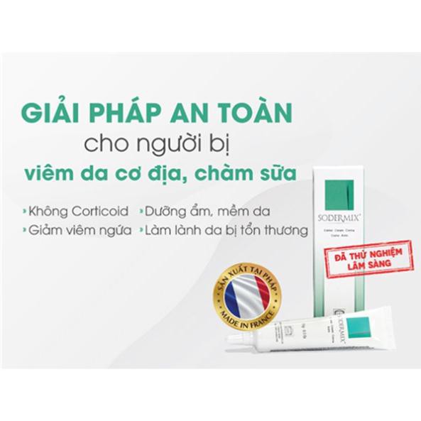 Sodermix Cream 15g - Dùng cho sẹo lồi, sẹo phì đại, chàm,  giảm ngứa, giảm mẩn đỏ | BigBuy360 - bigbuy360.vn