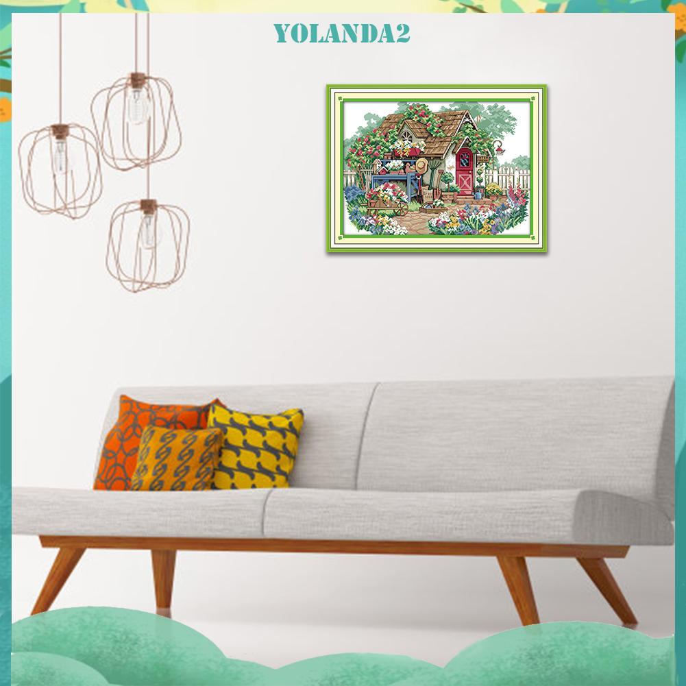 Bộ Dụng Cụ Thêu 14ct Hình Phong Cảnh