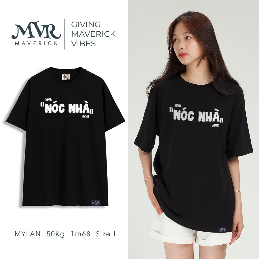 Áo thun nam phông nữ typo nóc nhà unisex phong cách big size tay lỡ localbrand MVR BB4324