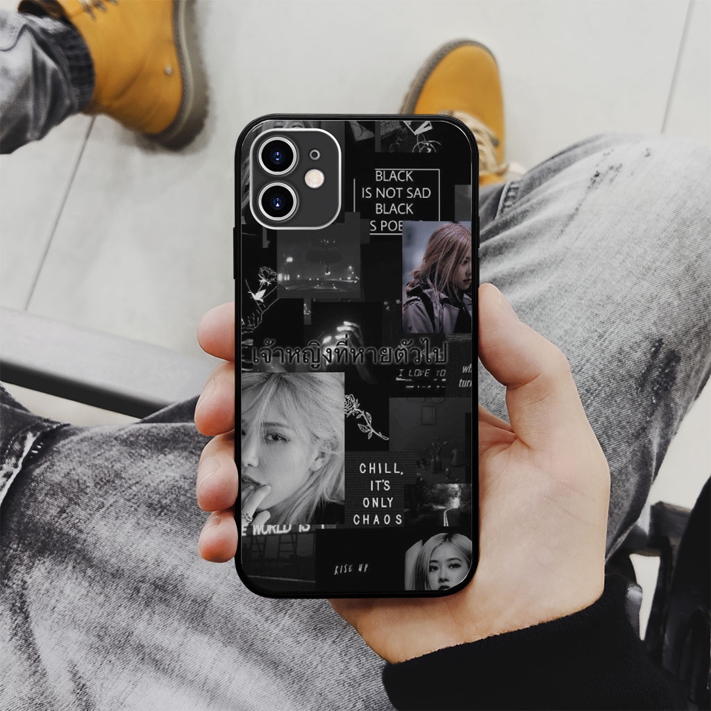 Ốp lưng/iphone viền nhựa silicon mềm chống sốc ốp ip13 Iphone 7 tới 13 promax ốp họa tiết BLACKPINK ROSÉ LIZABP0115