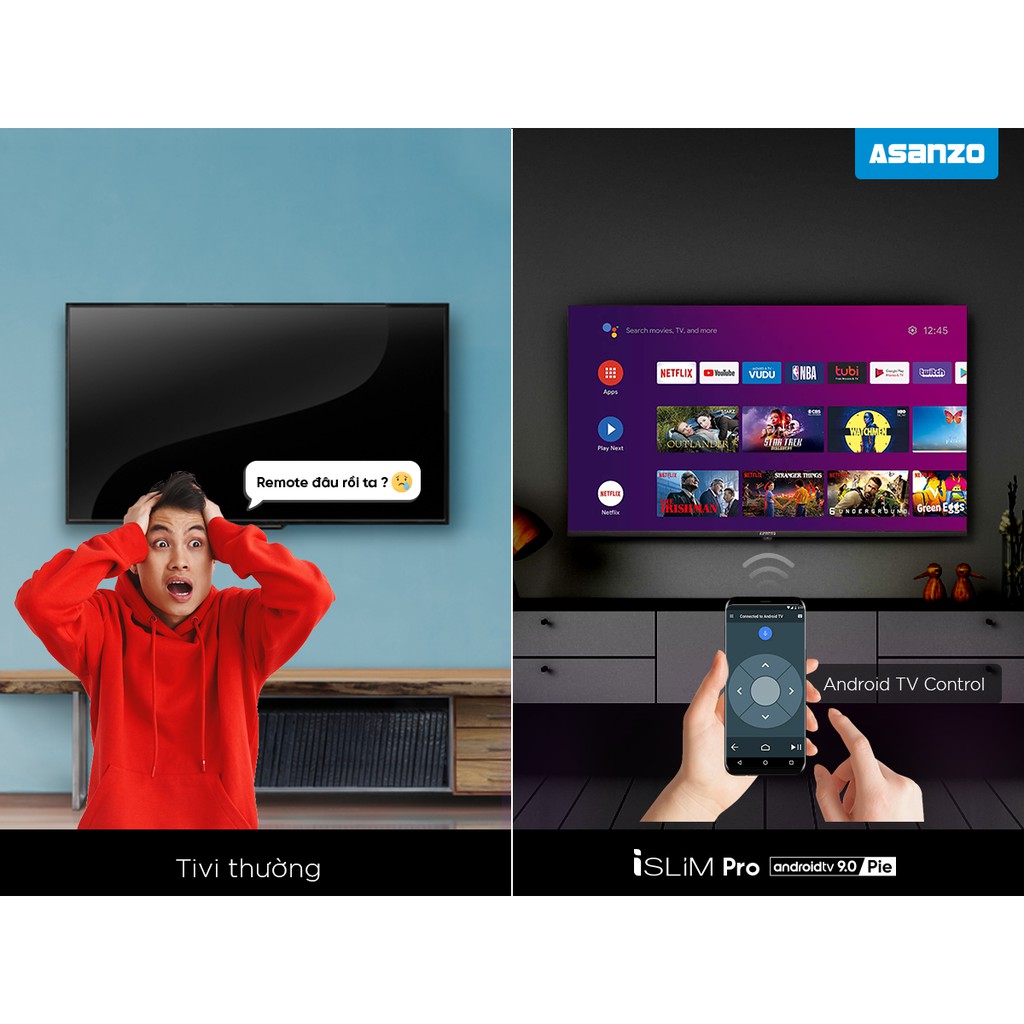 Smart TV iSLIM PRO 32”- 32S51 (Android 9.0 Pie – 2020)