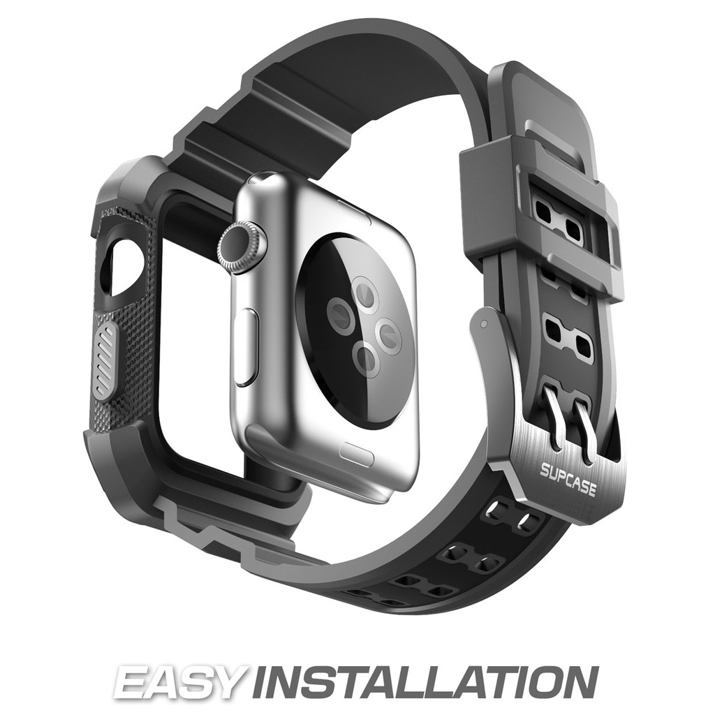 For SUPCASE UBPro Rugged Protective Case for Apple Watch 1st Gen 2015 38mm with Strap Bands