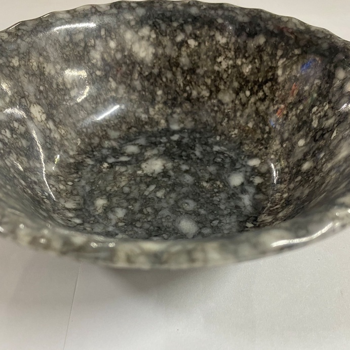 Bộ 5 Chén bát ăn Cơm Nhựa MELAMINE-Vân Đá Đen Việt Nam Cao Cấp