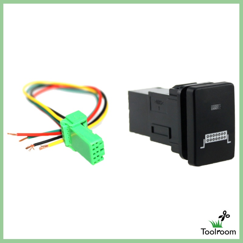 Công TắC NúT NhấN ĐèN LED Xanh Dương 12V Cho Toyota Land Cruiser Prado RAV4