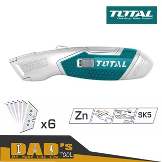 Dao rọc hợp kim kẽm lưỡi liền 175mm - total tg5126101